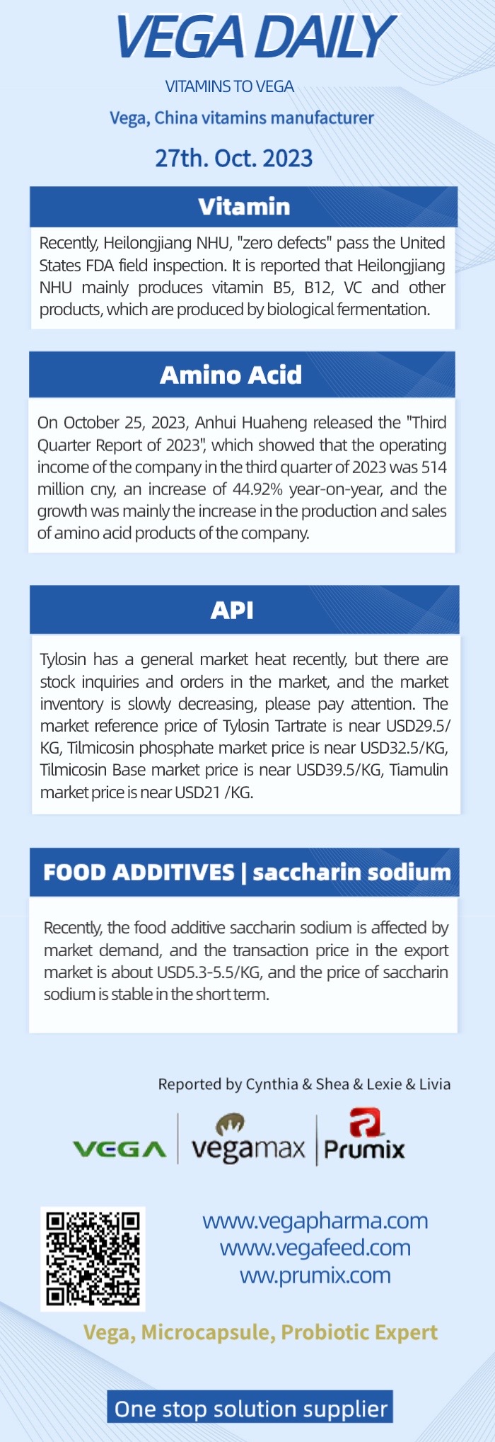 Vega Daily Dated on Oct 27th 2023 Vitamin Amino Acid API Saccharin sodium.jpg